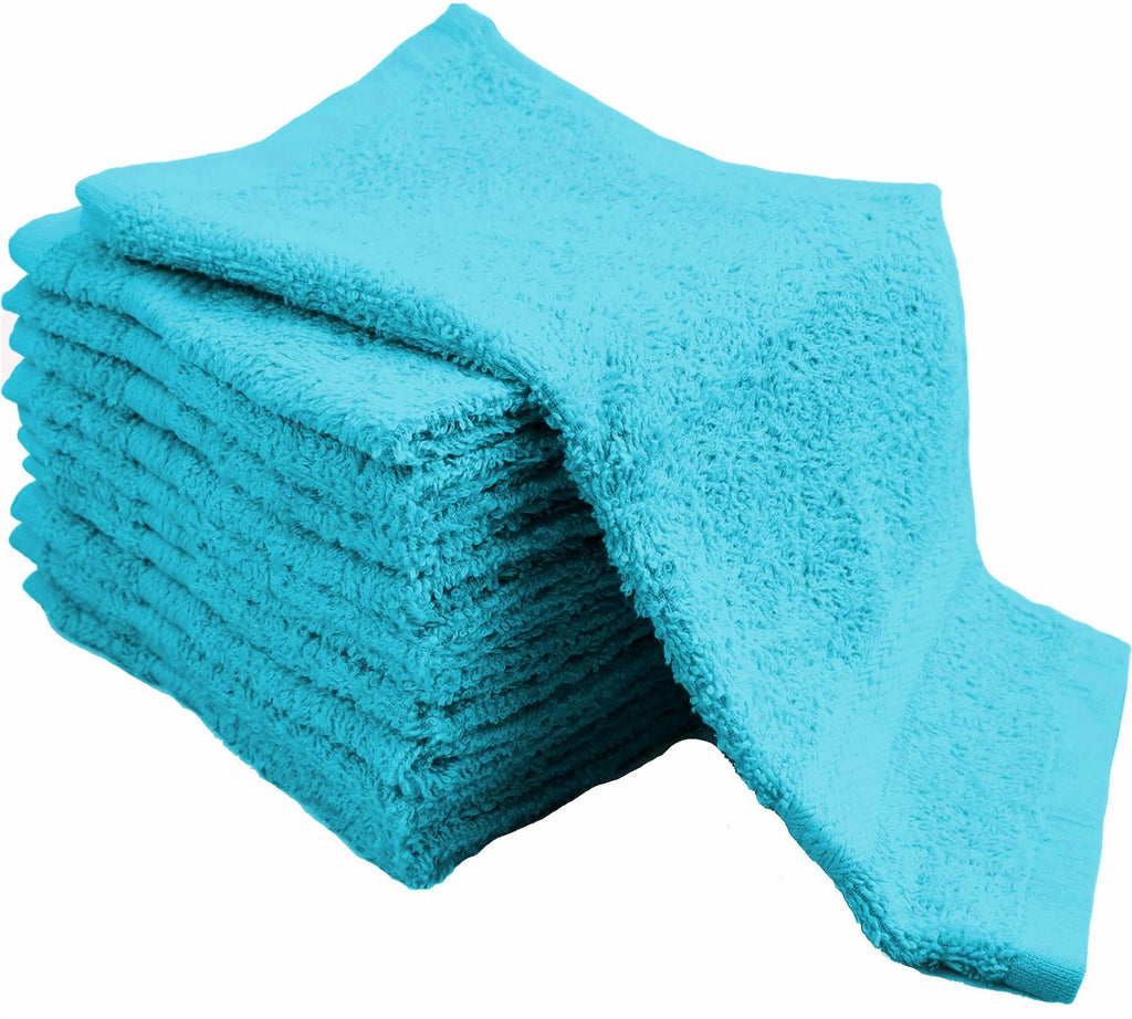 20 Assorted Colour Cotton Face Cloths Flannels 30cm x 30cm - Adore Home