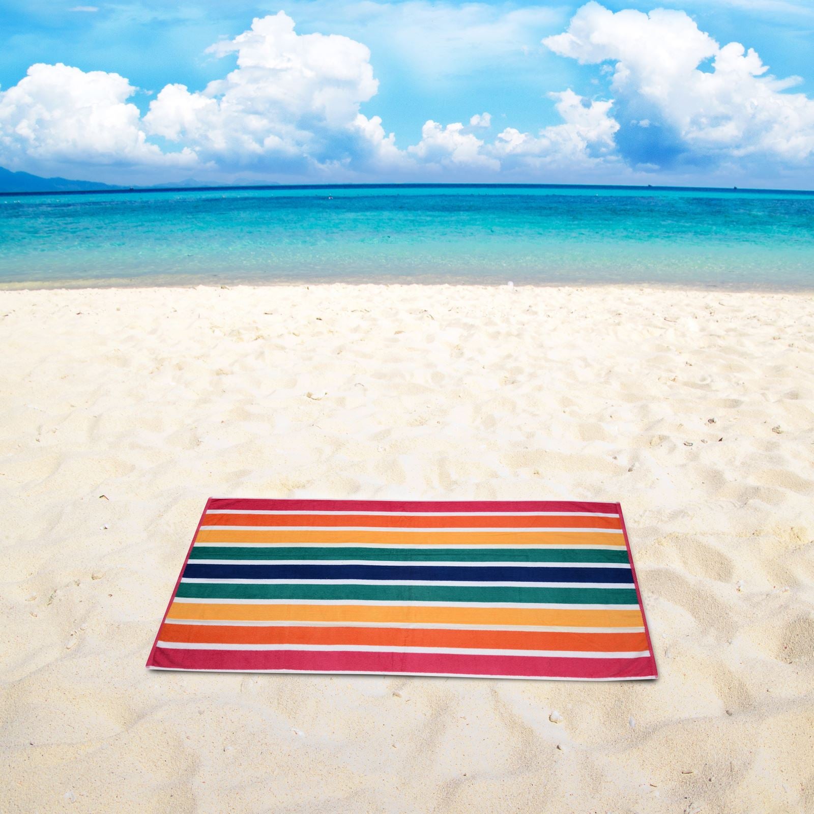 KTM STRIPE TOWEL BEACH TOWEL Polyester 70x150cm KTM STRIPE TOWEL BEACH TOWEL Polyester 70x150cm