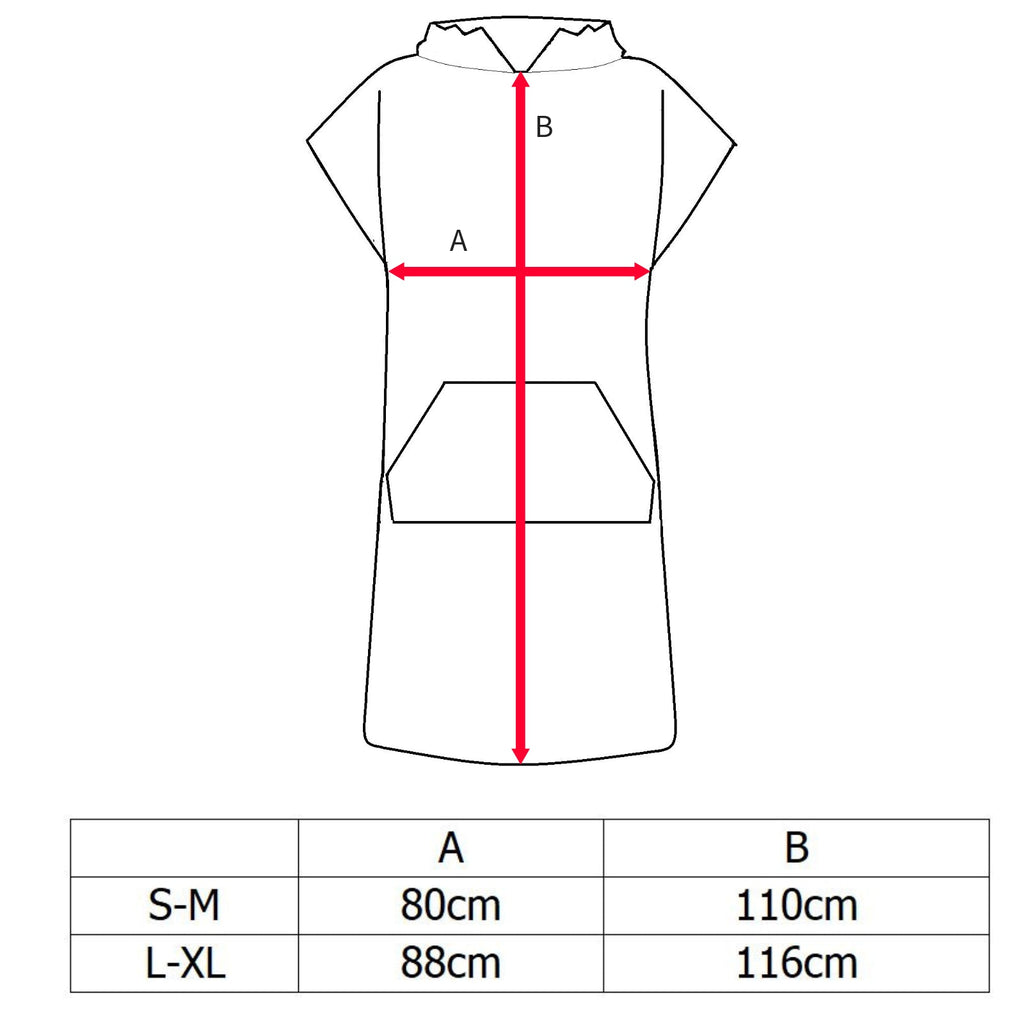 Ladies Aqua Microfibre Changing Robe - Adore Home