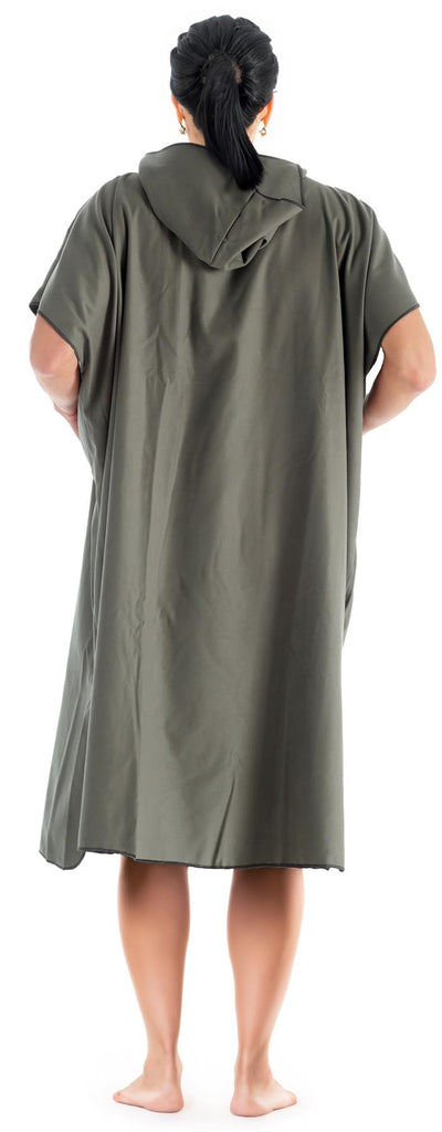 Ladies Slate Microfibre Changing Robe - Adore Home