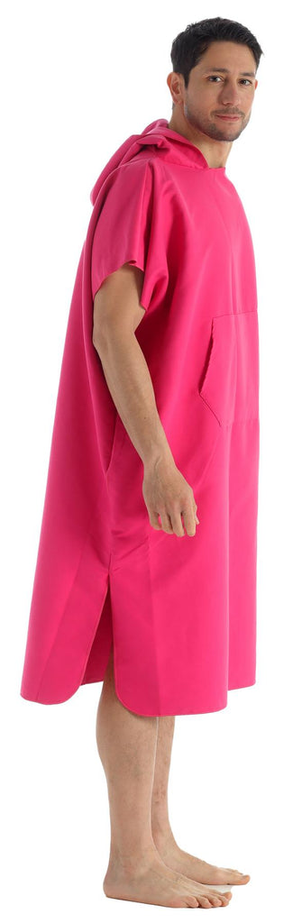 Mens Pink Microfibre Changing Robe - Adore Home